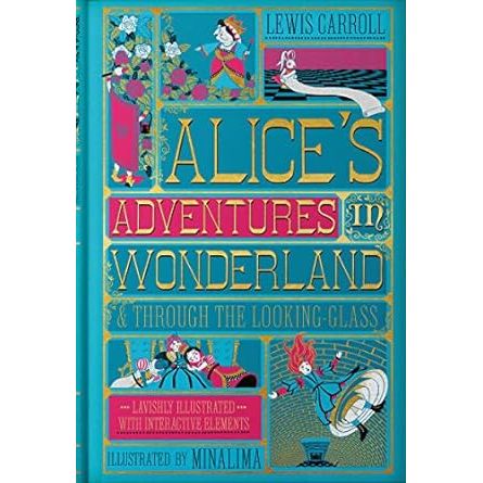 ALICE'S ADVENTURES IN WONDERLAND AND THROUGH THE LOOKING GLASS BY LEWIS CARROLL