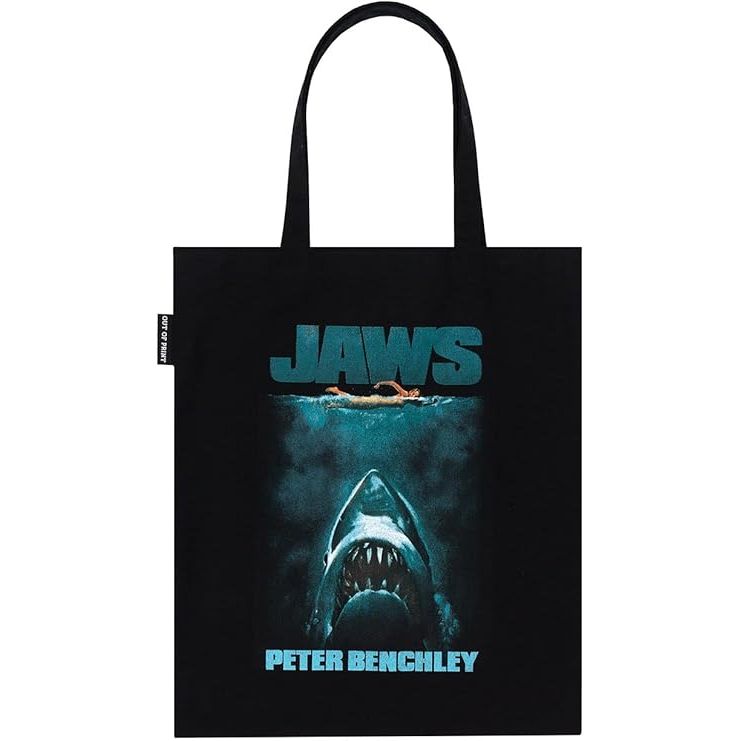 JAWS 50TH ANNIVERSAY TOTE BAG BY OUT OF PRINT