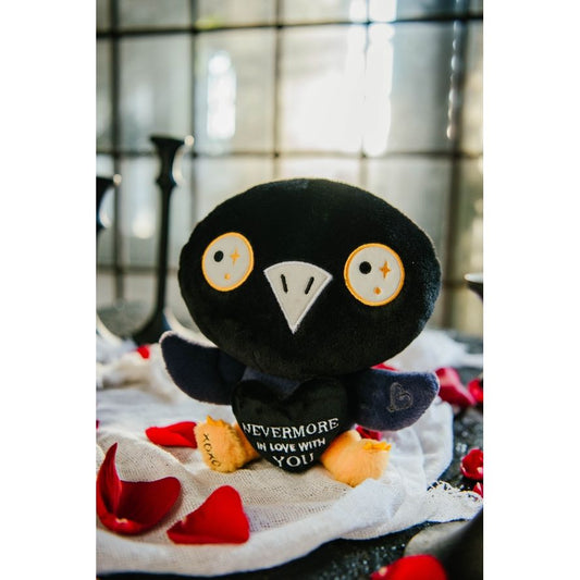 PUNCHKINS VALENTINE'S DAY NEVERMORE INLOVE WITH YOU RAVEN PLUSH