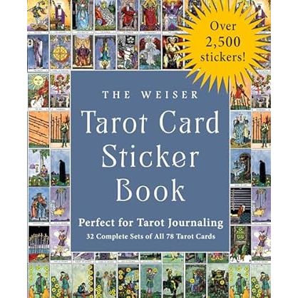THE WEISER TAROT CARD STICKER BOOK (OVER 2500 STICKERS)