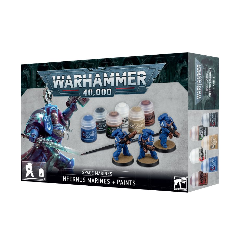 SPACE MARINE PAINT SET 10TH EDITION