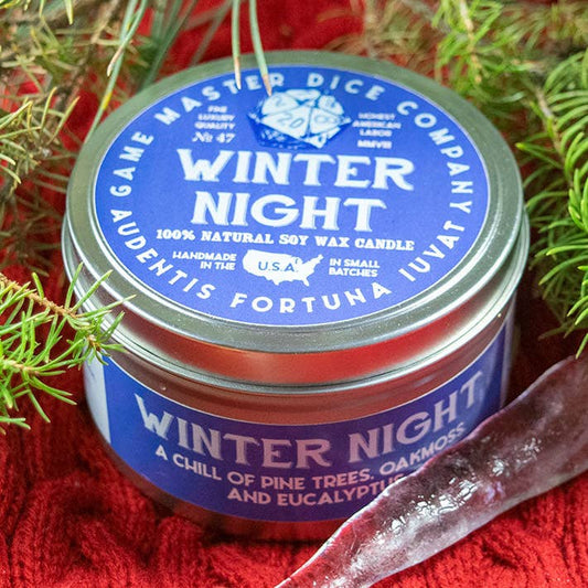 WINTER NIGHT 8oz GAMING CANDLE