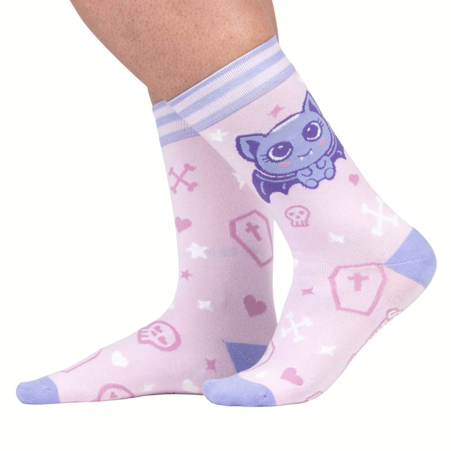 WIDDLE BAT GUY CREW SOCKS BY FOOTCLOTHES