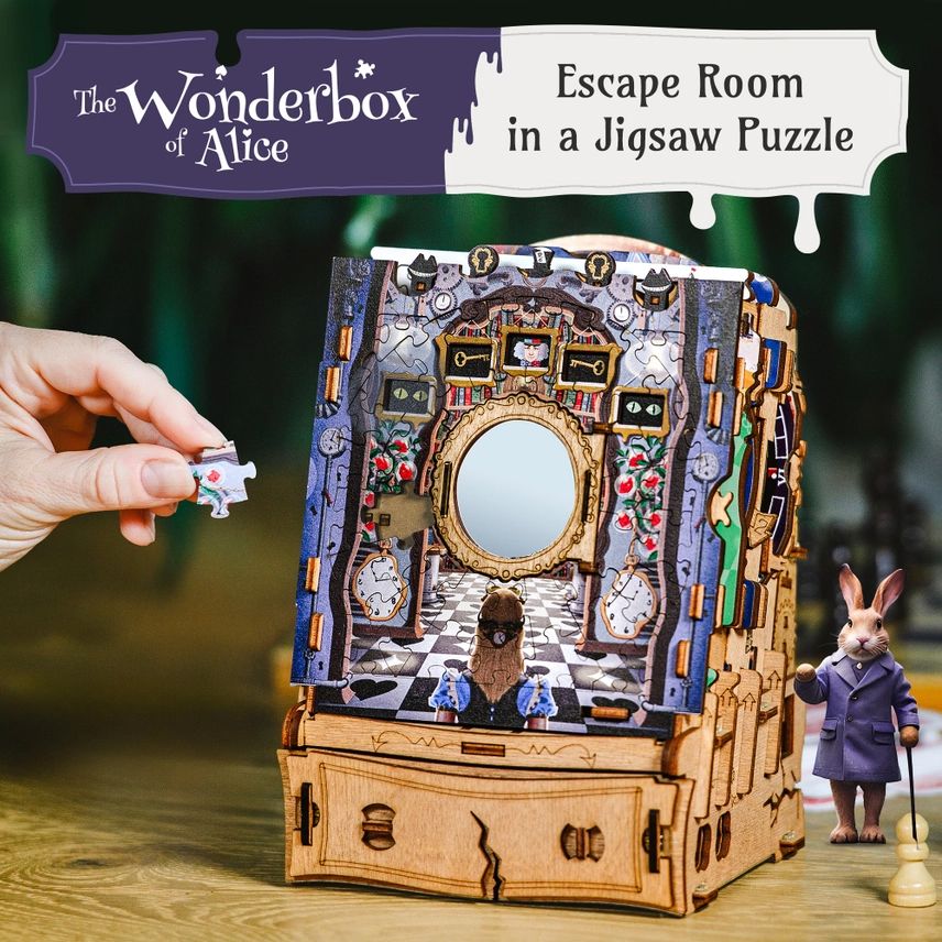 CLUE PUZZLE: THE WONDERBOX OF ALICE