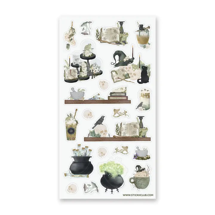 BEWITCHING DECOR STICKER SHEET