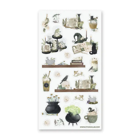 BEWITCHING DECOR STICKER SHEET