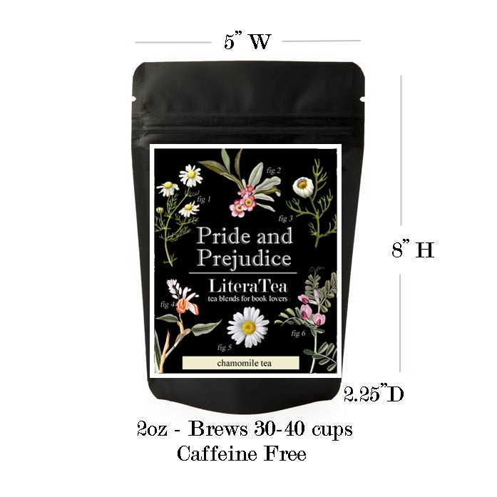 PRIDE AND PREJUDICE BOTANICAL FLORAL CHAMOMILE LOOSE LEAF TEA
