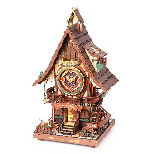 CUCKOO CLOCK MECHANICAL 3D WOODEN PUZZLE