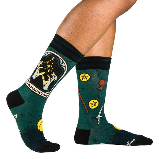 THE MAGICIAN TAROT CREW SOCKS BY FOOTCLOTHES