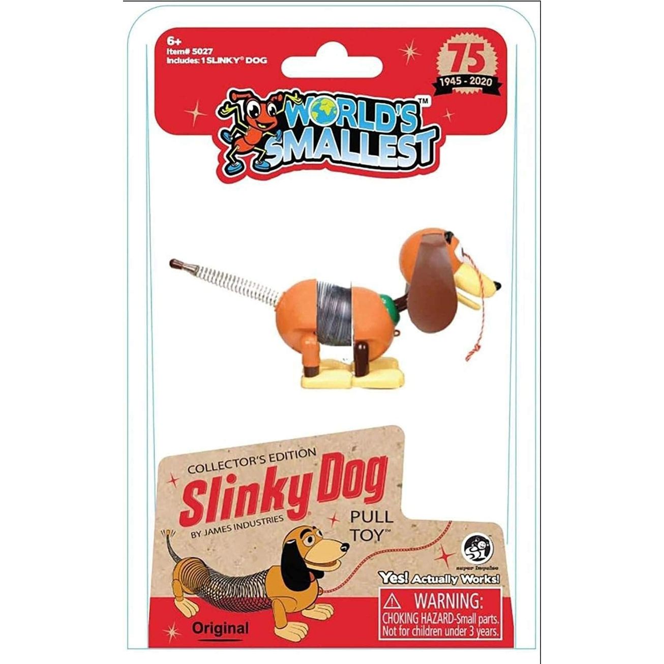 WORLD'S SMALLEST SLINKY DOG