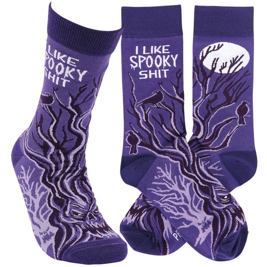 I LIKE SPOOKY SH*T SOCKS