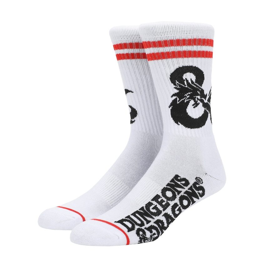 DUNGEON & DRAGONS WHITE CREW SOCKS