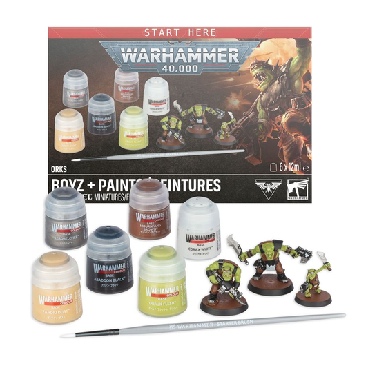 WARHAMMER 40,000 ORKS + PAINT