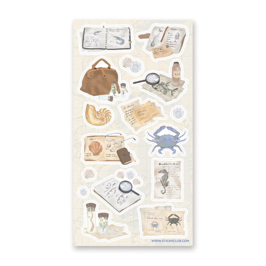 OCEAN STUDIES STICKER SHEET