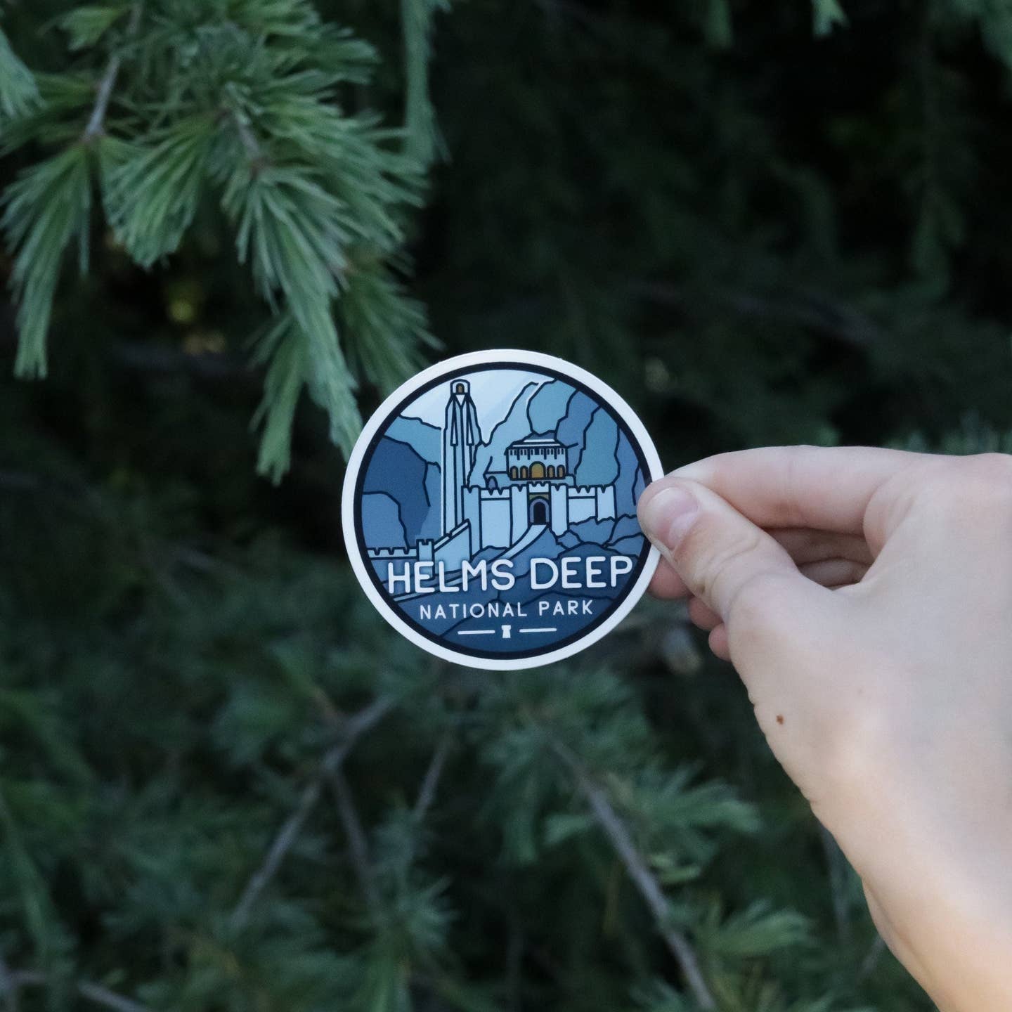 HELMS DEEP NATIONAL PARK STICKER