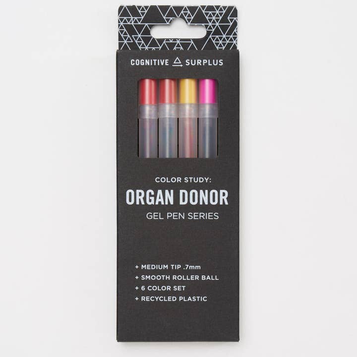 ORGAN DONOR GEL PEN SET