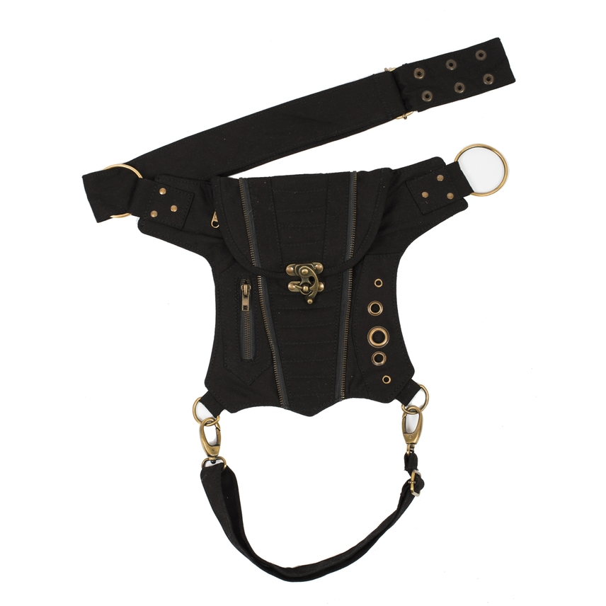 SLING-HIP BAG WITH THIGH BELT