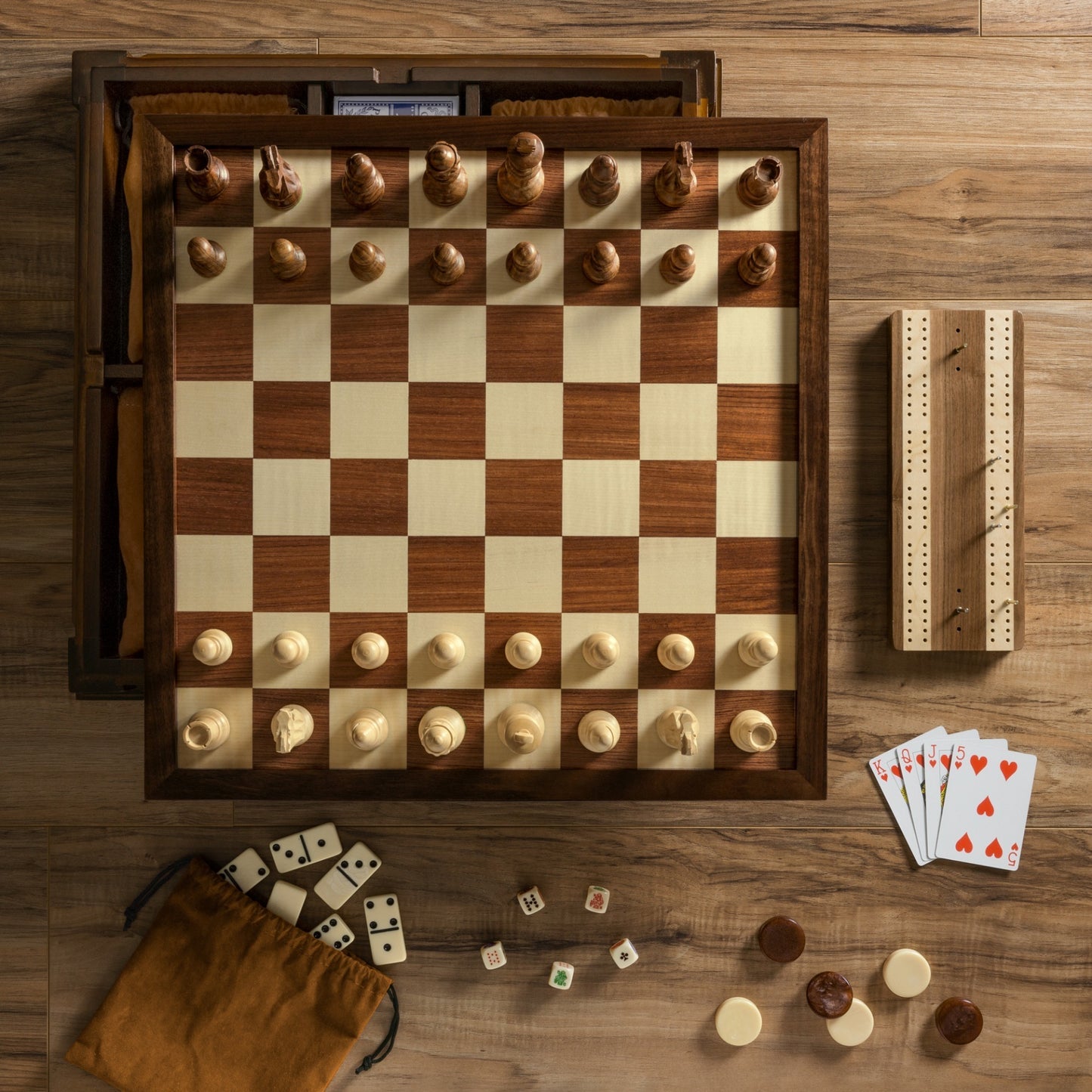 CHESS SEVEN IN ONE HEIRLOOM EDITION