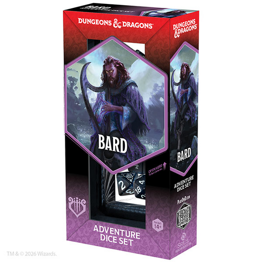 D&D ADVENTURE DICE: BARD BLUE/BLACK