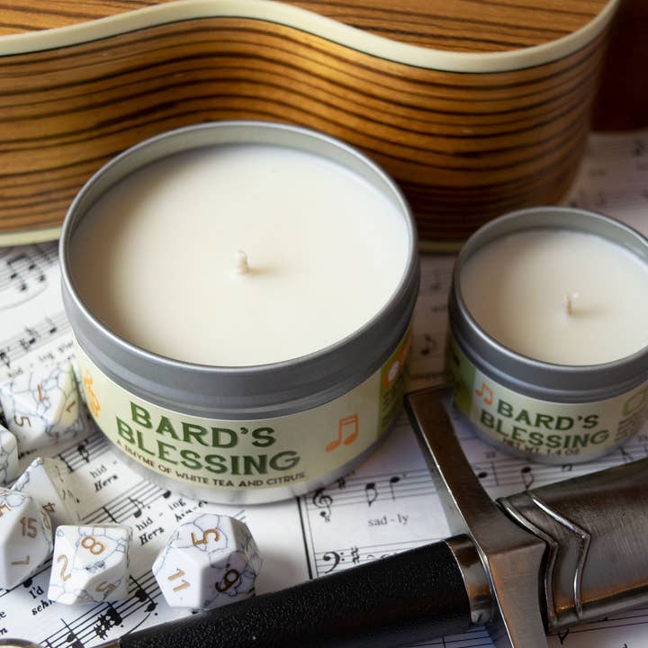 BARD'S BLESSING 8oz GAMING CANDLE