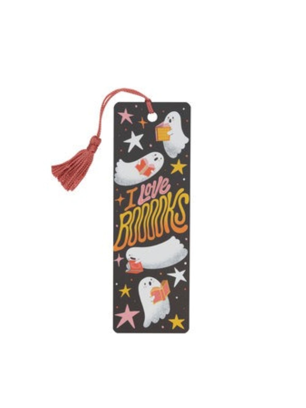 I LOVE BOOOOOKS BOOKMARK
