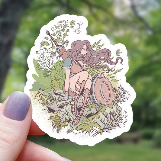 WARRIOR PLANT LADY STICKER