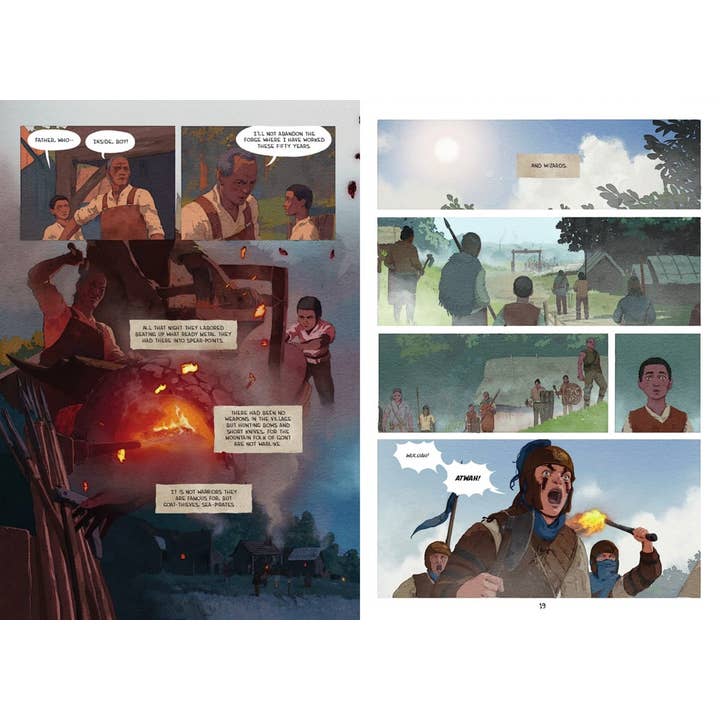 A WIZARD OF EARTHSEA GRAPHIC NOVEL BY URSULA K. LE GUIN AND ILLUSTRATED BY FRED FORDHAM