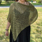 POPCORN KNIT PONCHO OR SHAWL