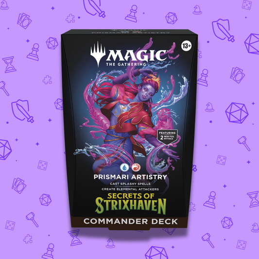 SECRETS OF STRIXHAVEN PRISMARI ARTISTRY COMMANDER DECK PREORDER