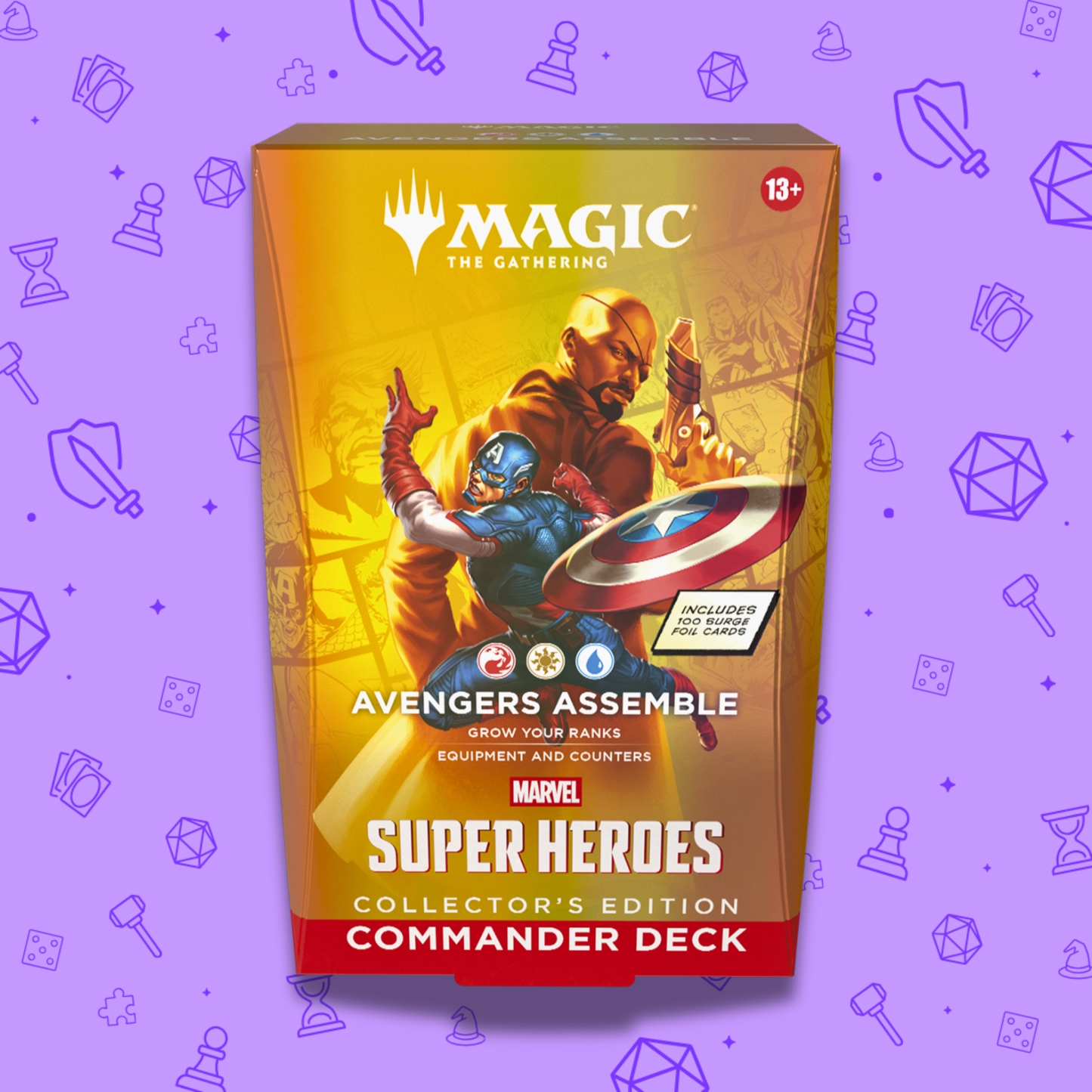 MAGIC THE GATHERING MARVEL SUPER HEROES AVENGERS ASSEMBLE COLLECTOR COMMANDER DECK PREORDER