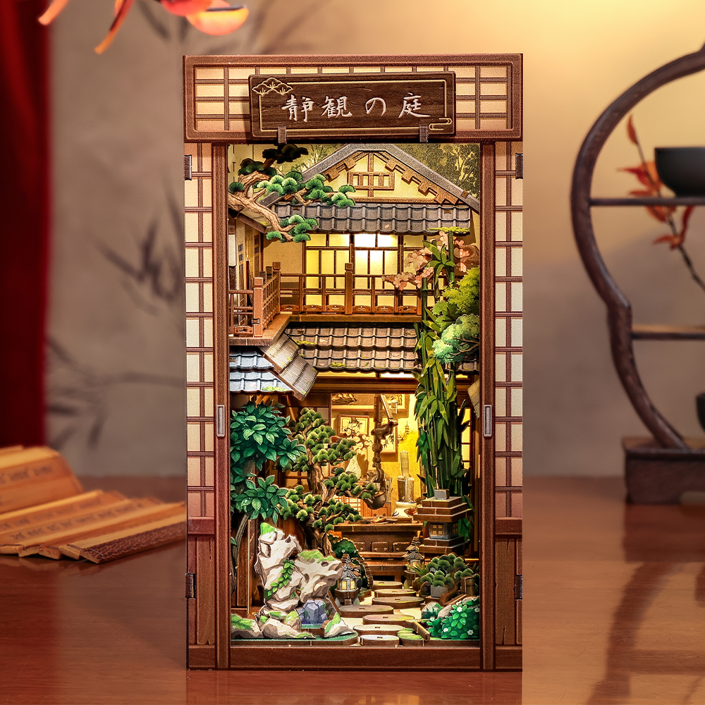 CUTEBEE DIY BOOK NOOK KIT: SERENE COURTYARD