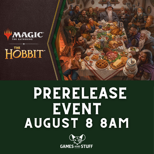 MAGIC THE GATHERING THE HOBBIT PRERELEASE SATURDAY 8AM (8/8/2026)