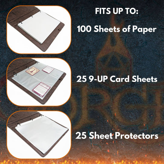 GAME FOLIO RPG BINDER & CHARACTER JOURNAL