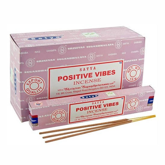 SATYA POSITIVE VIBES INCENSE STICKS