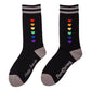 PRIDE PIXEL HEARTS CREW SOCKS BY FOOTCLOTHES
