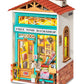 FREE TIME BOOKSHOP 3-D WOODEN MINIATURE KIT