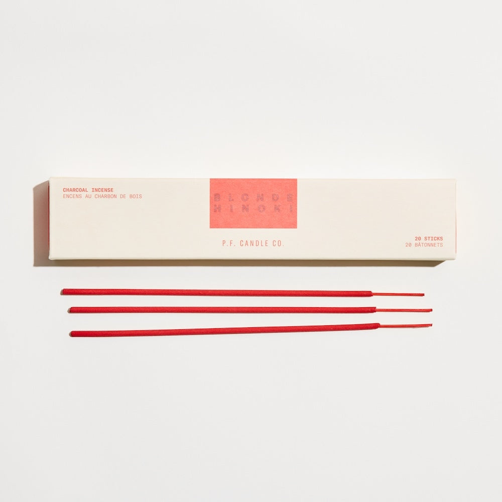 BLONDE HINOKI HI-FI FINE INCENSE STICKS BY P.F. CANDLE COMPANY