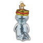 BOO BERRY GLASS HOLIDAY ORNAMENT