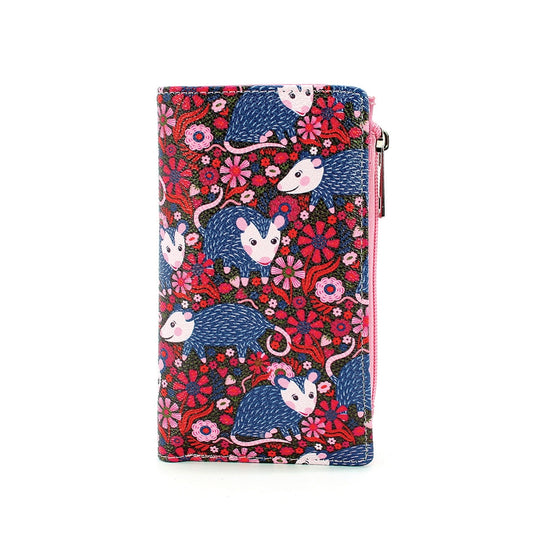 FLORAL OPOSSUM WALLET