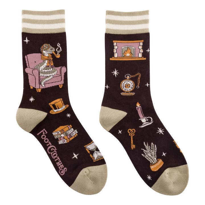 SIR PENT MCSLITHERS CREW SOCKS BY FOOTCLOTHES