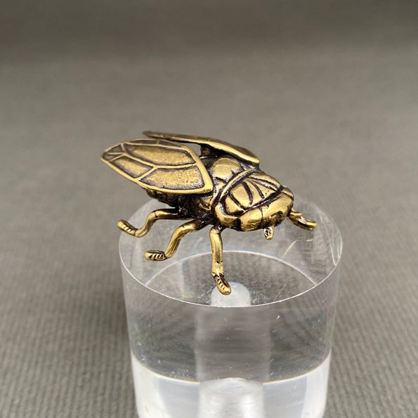 MINIATURE BRASS CICADA