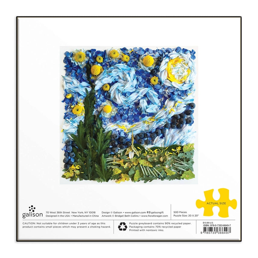 STARRY NIGHT PETALS 500PC JIGSAW PUZZLE