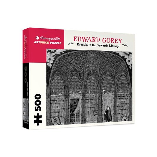 EDWARD GOREY DRACULA IN DR. SEWARD'S LIBRARY 500PC PUZZLE