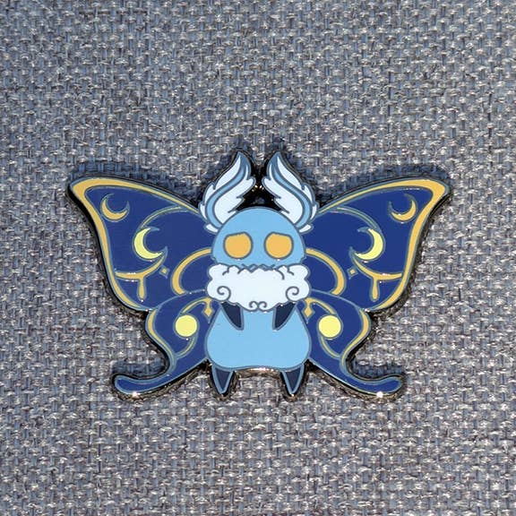 CELESTIAL MOTHMAN ENAMEL PIN