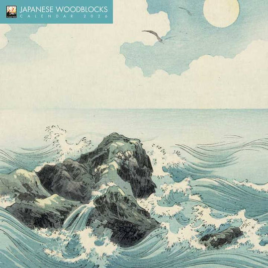 JAPANESE WOODBLOCKS 2026 WALL CALENDAR