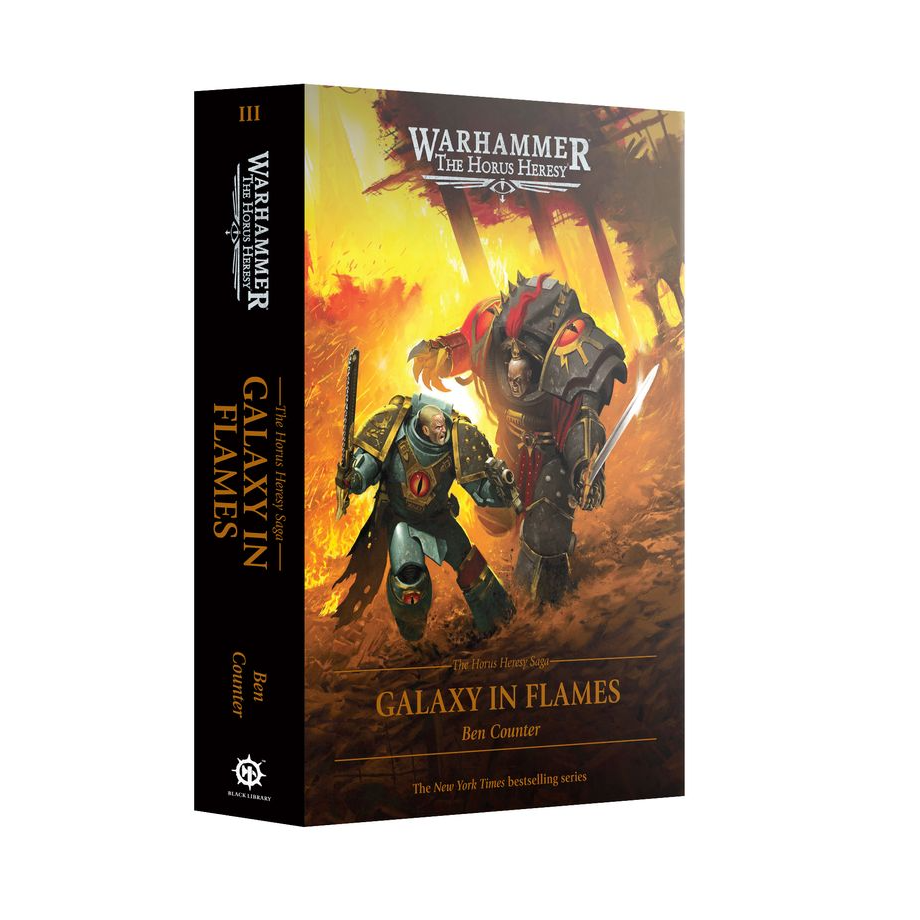 HORUS HERESY GALAXY IN FLAMES (HARDBACK)