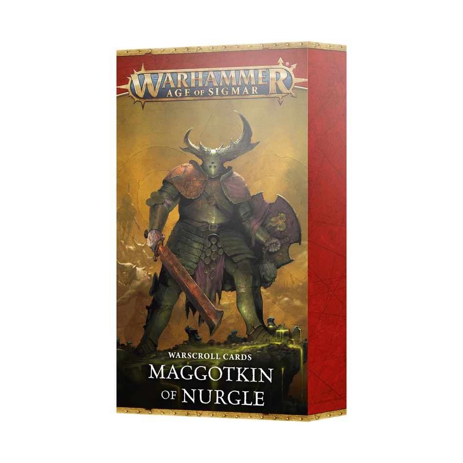 WARSCROLL CARDS MAGGOTKIN OF NURGLE (4E)