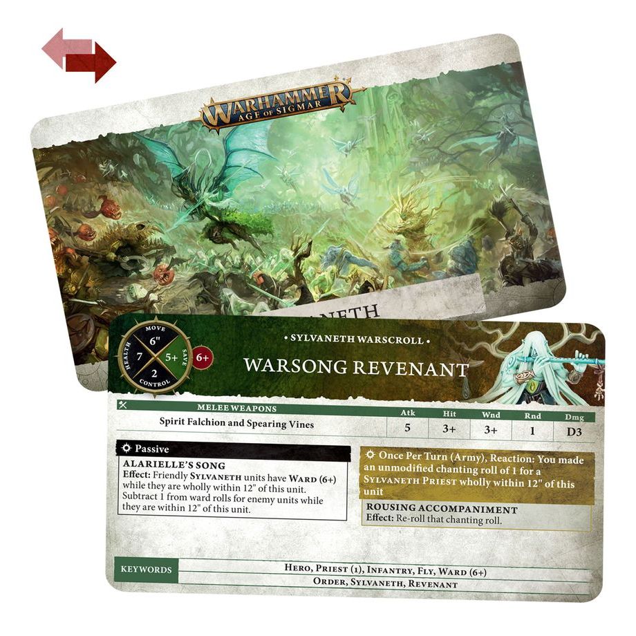 WARSCROLL CARDS: SYLVANETH