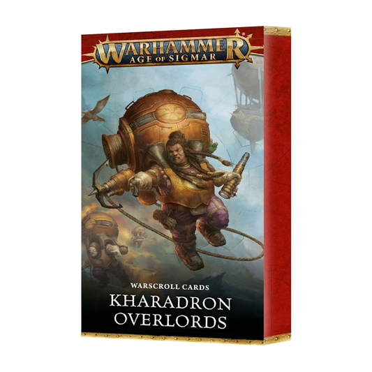 KHARADRON OVERLORDS WARSCROLL CARDS 4E