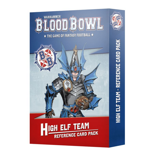 BLOOD BOWL HIGH ELF REFERENCE CARDS